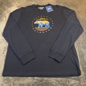 Gear For Sports Breckenridge Colorado Bear Long Sleeve T-Shirt Mens Large NWT